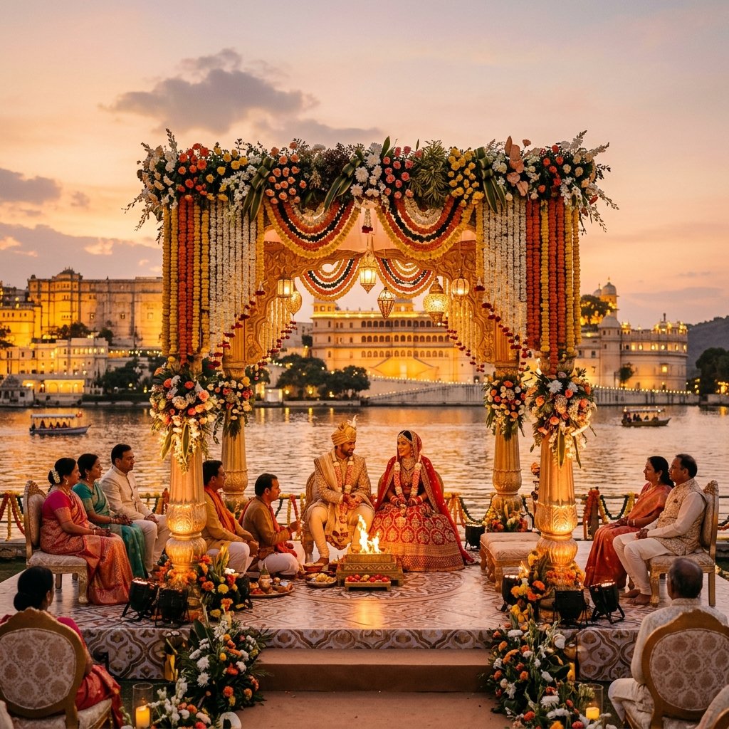 Royal Udaipur Lakeside Ceremony