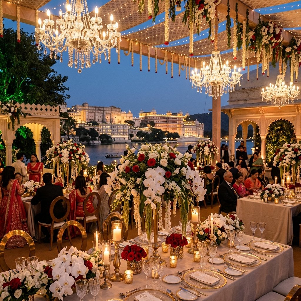 Royal Reception Decor Udaipur Palace
