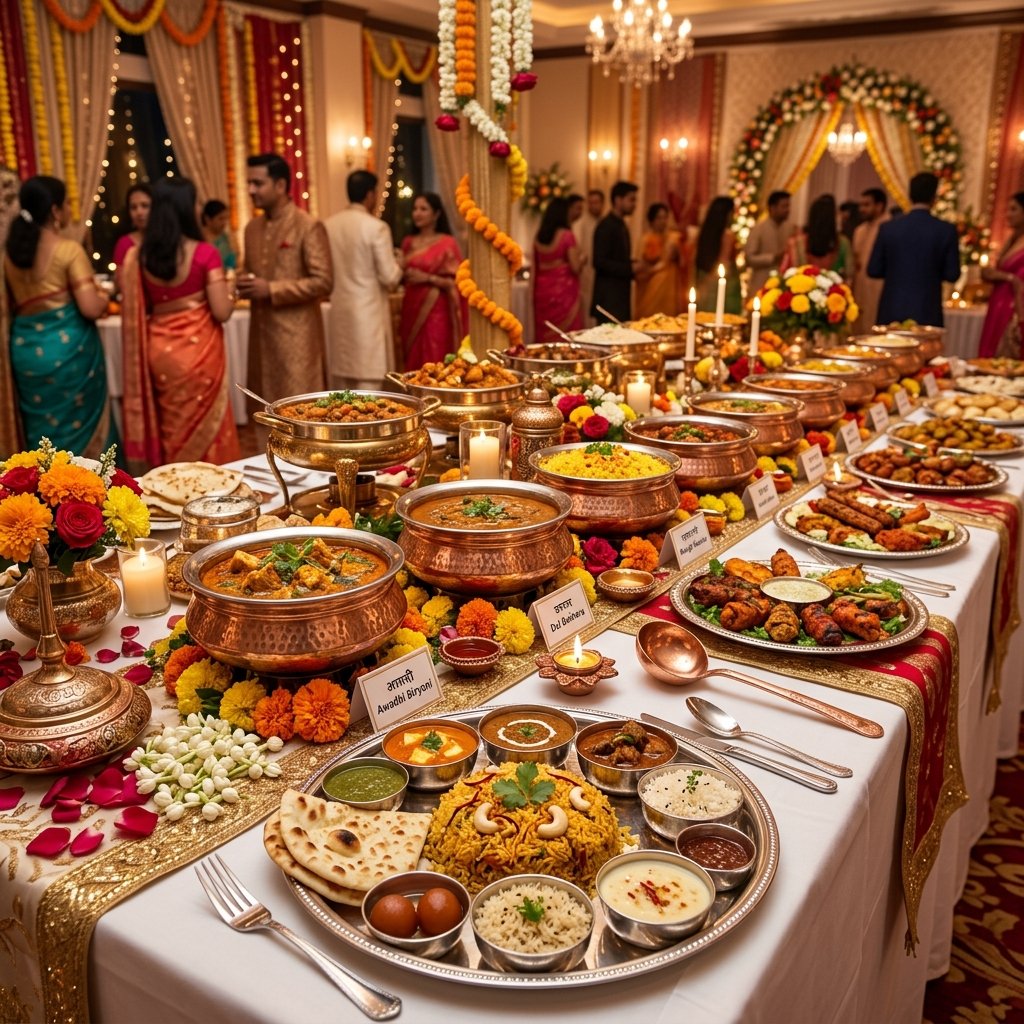 Luxury Wedding Catering Setup